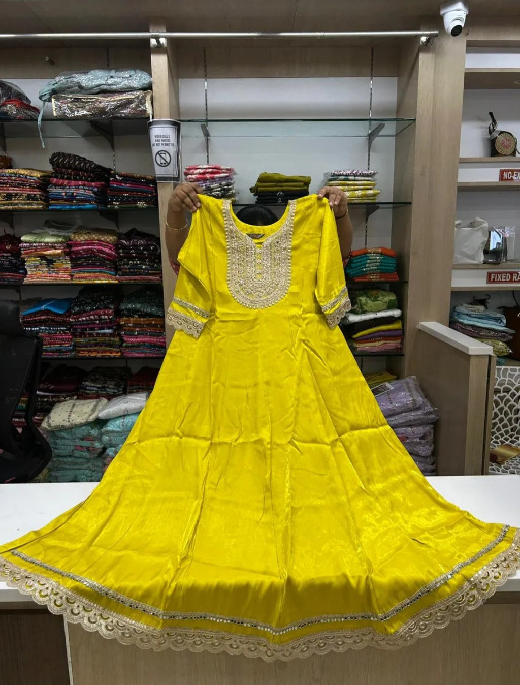 SATIN FROCK