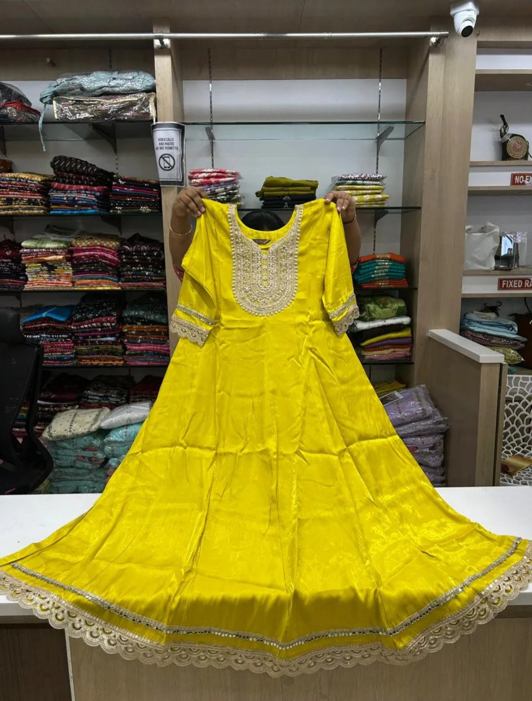 SATIN FROCK