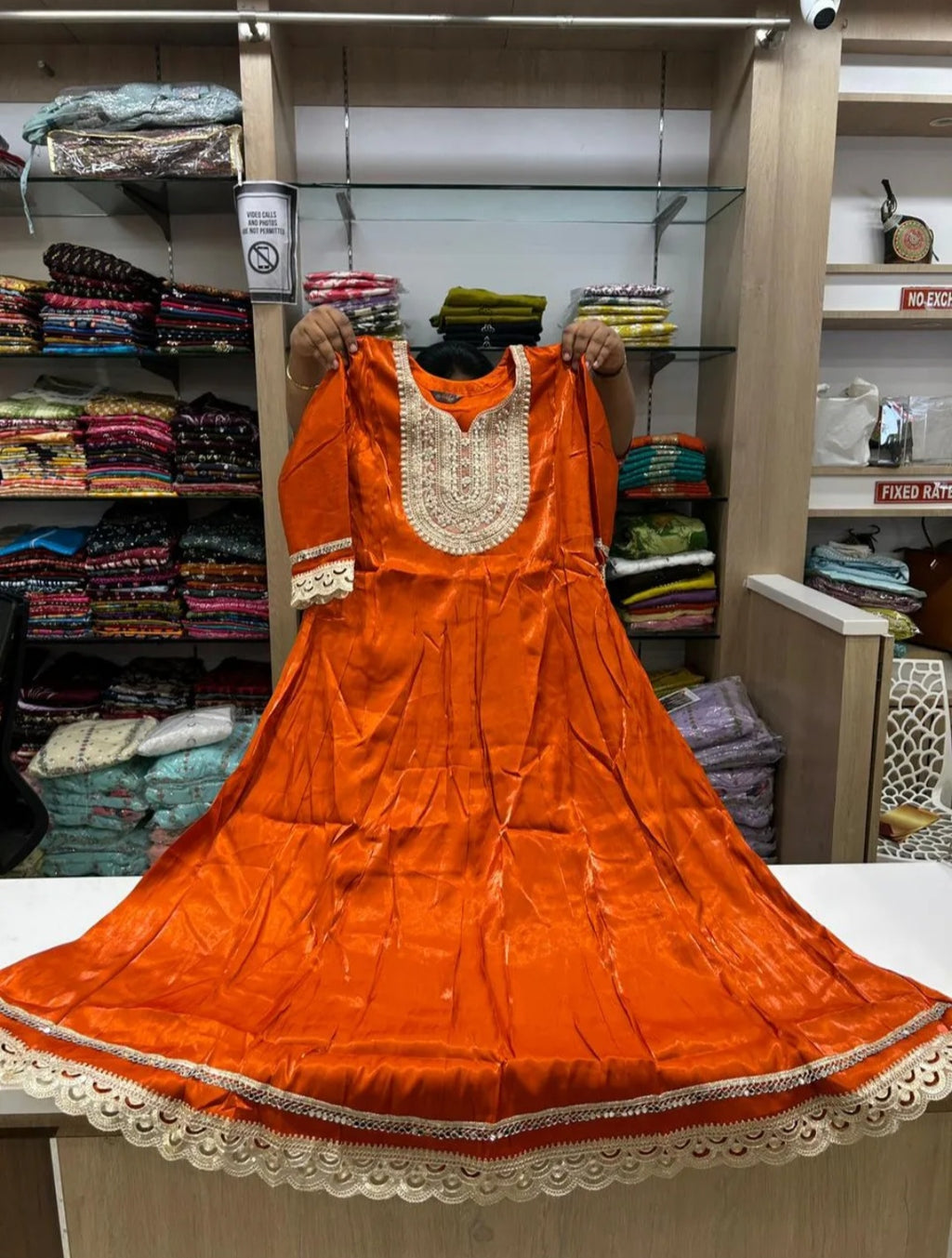 SATIN FROCK